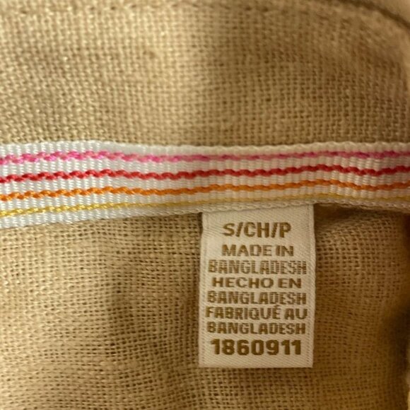 Scotch & Soda Mens Beige Button Up Linen Shirt Size Small a1331 - Picture 4 of 9